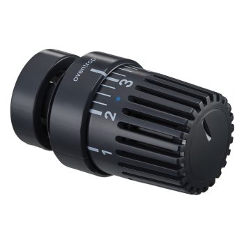 Termostat pentru calorifer OVENTROP Uni LD, 7–28 °C, senzor lichid, antracit